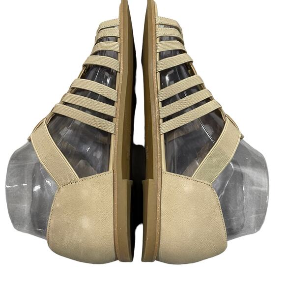 Eileen Fisher Rato W 7 Natural Fisherman Sandal Stretch Comfort Minimalist Mod - Picture 8 of 11